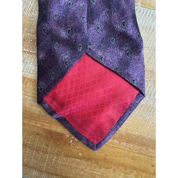 Purple Zianetti Italian Silk Collection Men's Tie - Picture 3 of 5